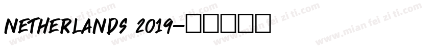 Netherlands 2019字体转换
